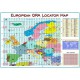 Carte Murale QRA Locators Européens Version 2