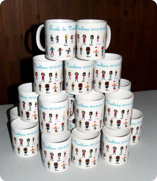 Mugs pour l'école