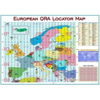 Carte Murale QRA Locators Européens Version 2