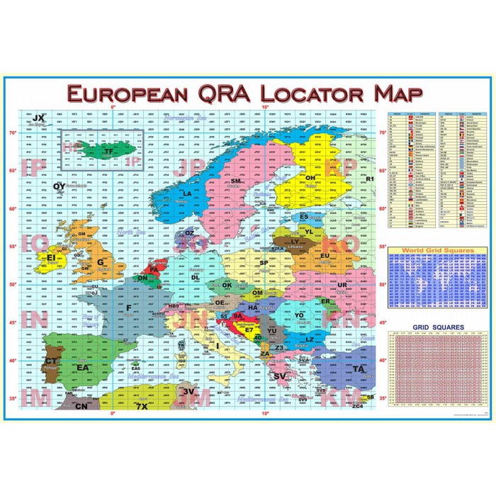 Qth locator карта